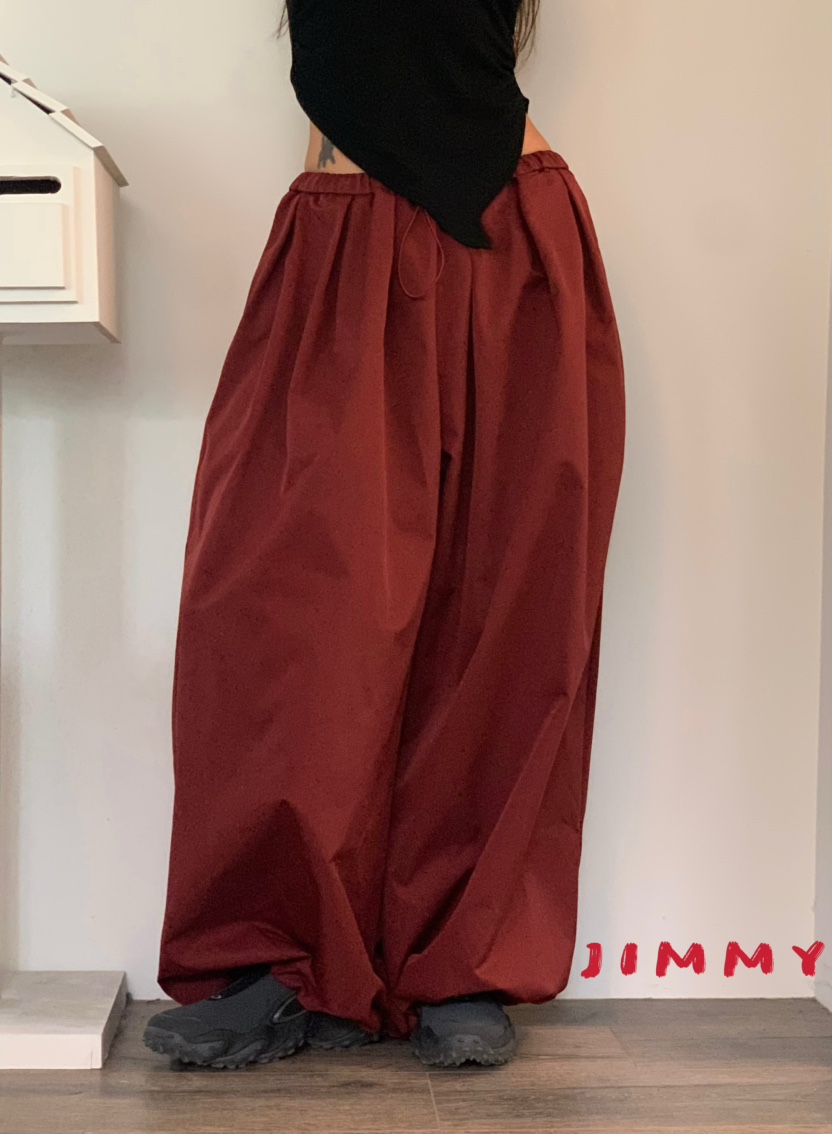 JIMMY東大門㊣實拍女士新品推薦人氣真品時尚25秋冬休閑褲腰帶JIMMY/REMAKE休閑褲