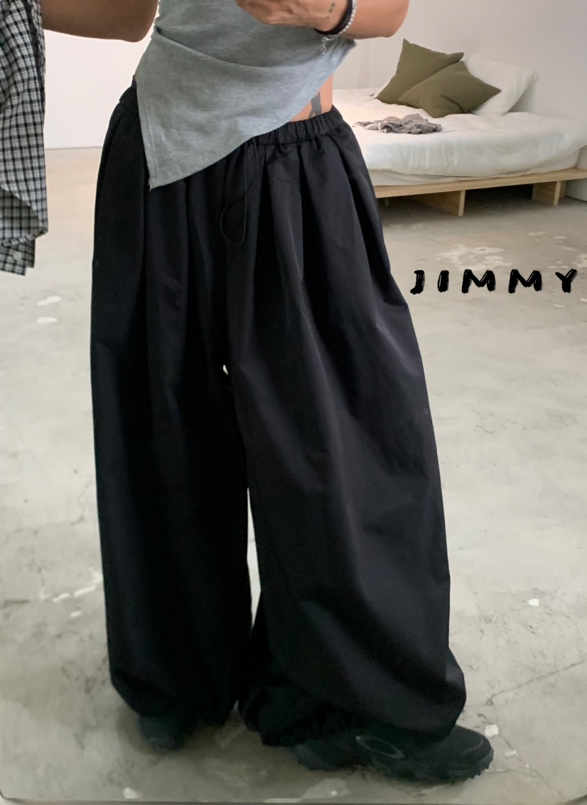 JIMMY東大門㊣實拍女士新品推薦人氣真品時尚25秋冬休閑褲腰帶JIMMY/REMAKE休閑褲