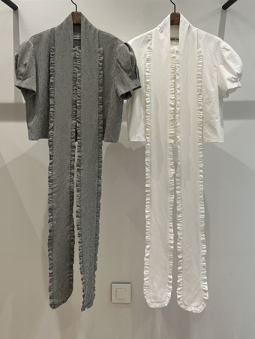 LOVE PULL韓國代購㊣女士新品推薦時尚人氣真品襯衫蕾絲衫LOVE PULL襯衫/蕾絲衫