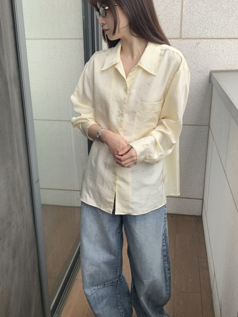 TAF韓國直郵㊣女士新品25秋冬職業人氣真品推薦休閑襯衫蕾絲衫TAF襯衫/蕾絲衫