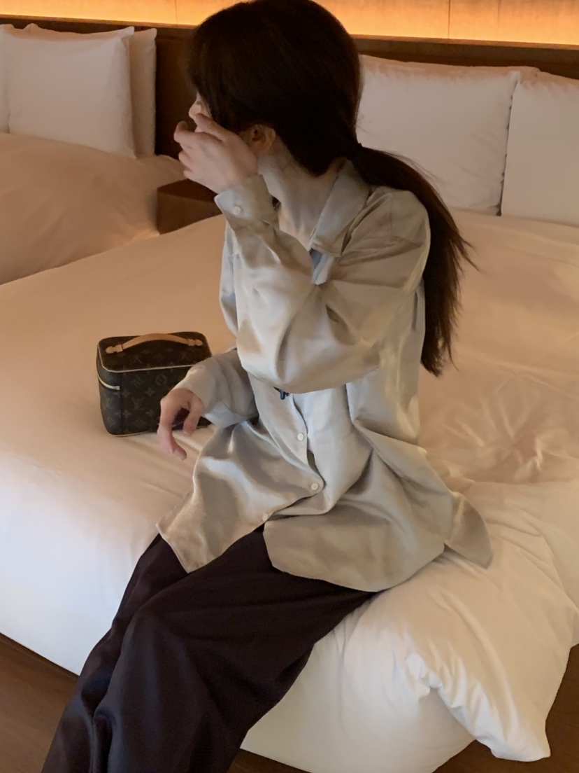 TAF韓國直郵㊣女士新品25秋冬職業人氣真品推薦休閑襯衫蕾絲衫TAF襯衫/蕾絲衫