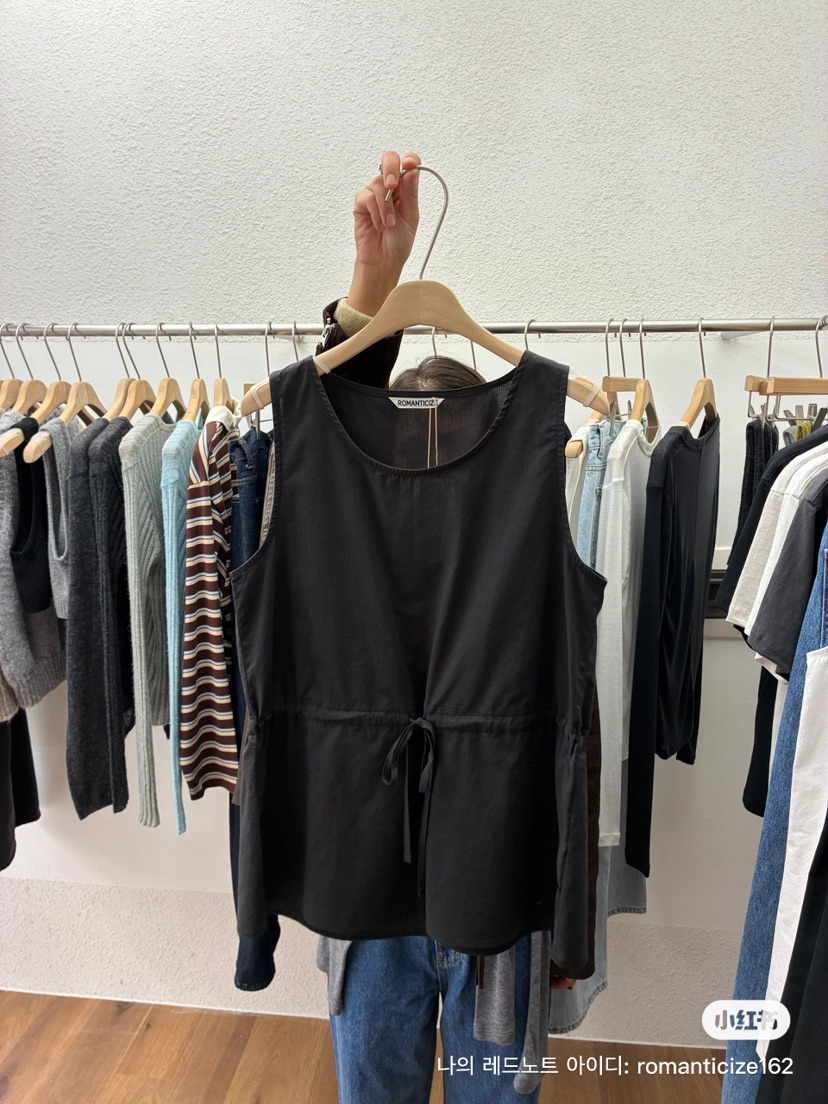 ROMANTICIZE東大門㊣實拍女裝新款真品25秋冬休閑熱賣吊帶背心ROMANTICIZE吊帶/背心圖色2