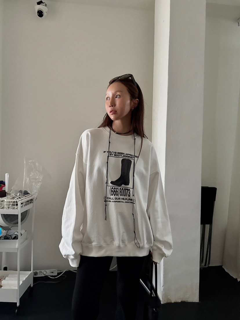 MADE-P韓國代購㊣女士新款時尚25秋冬熱賣人氣休閑真品衛衣MADE-P衛衣