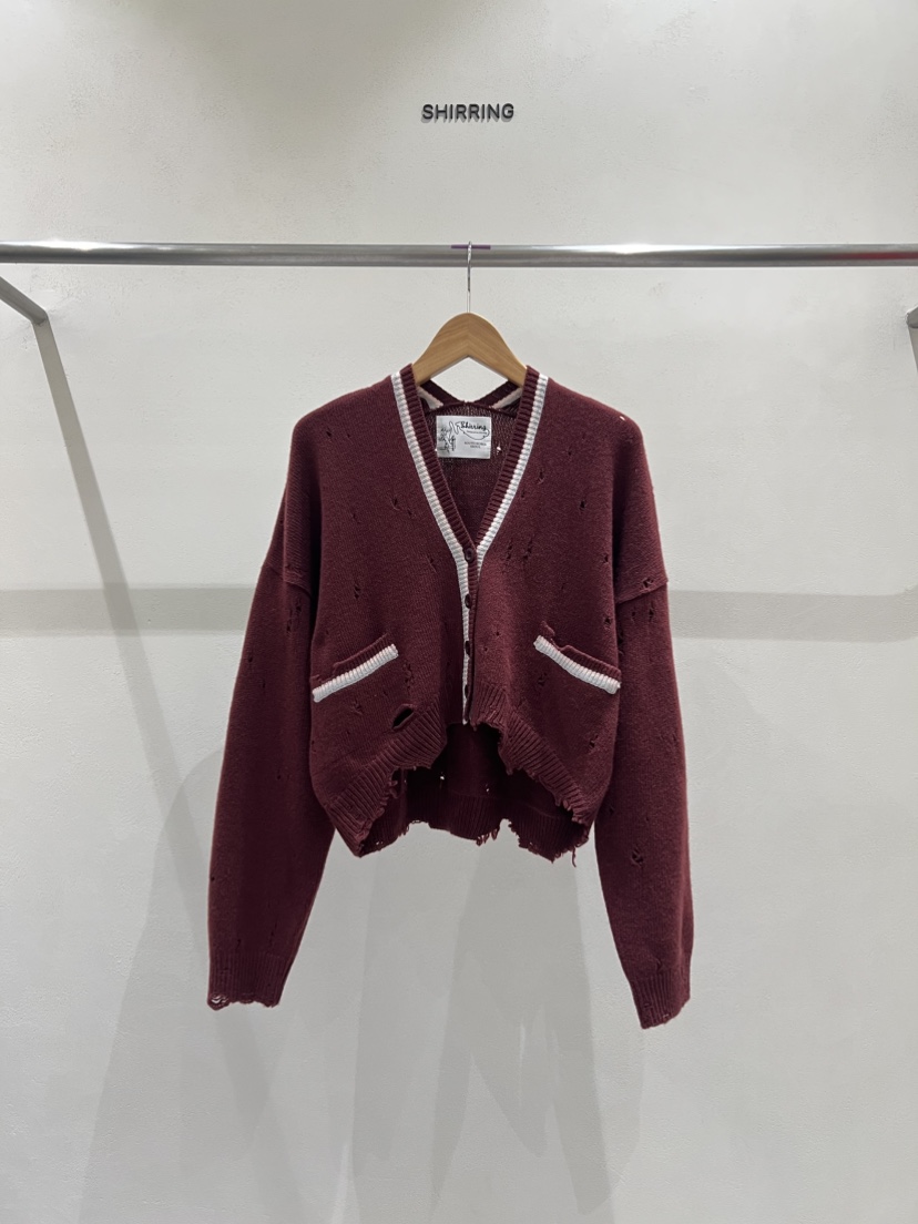 SHIRRING韓國直郵㊣女裝新款25秋冬真品推薦休閑時尚針織衫SHIRRING針織衫圖色3