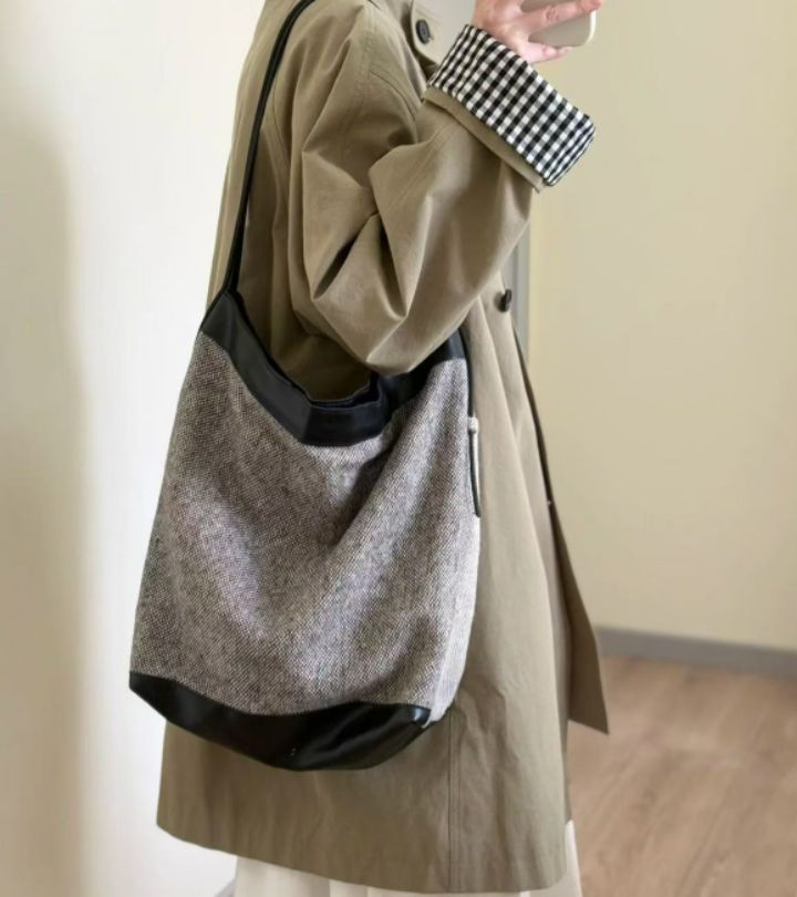 TROUVAILLE韓國直郵㊣女裝新款25秋冬推薦真品人氣單肩斜跨包TROUVAILLE單肩/斜跨包圖色2