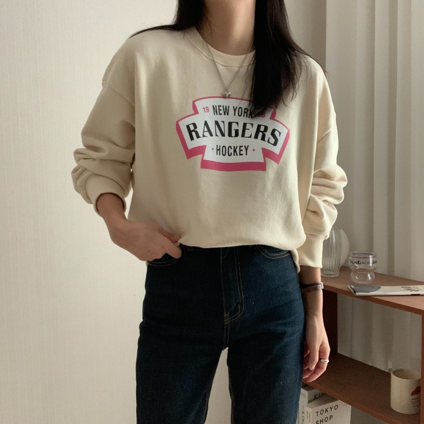 HELLO JINI東大門㊣代購女士新品25秋冬真品休閑職業推薦衛衣HELLO JINI衛衣