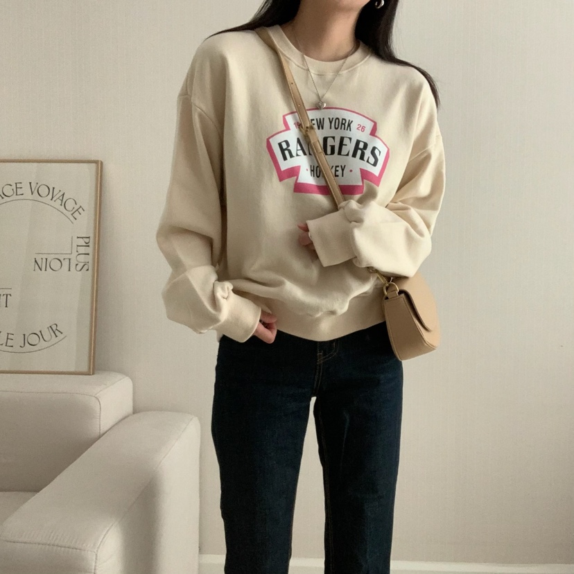 HELLO JINI東大門㊣代購女士新品25秋冬真品休閑職業推薦衛衣HELLO JINI衛衣