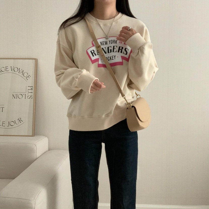 HELLO JINI東大門㊣代購女士新品25秋冬真品休閑職業推薦衛衣HELLO JINI衛衣