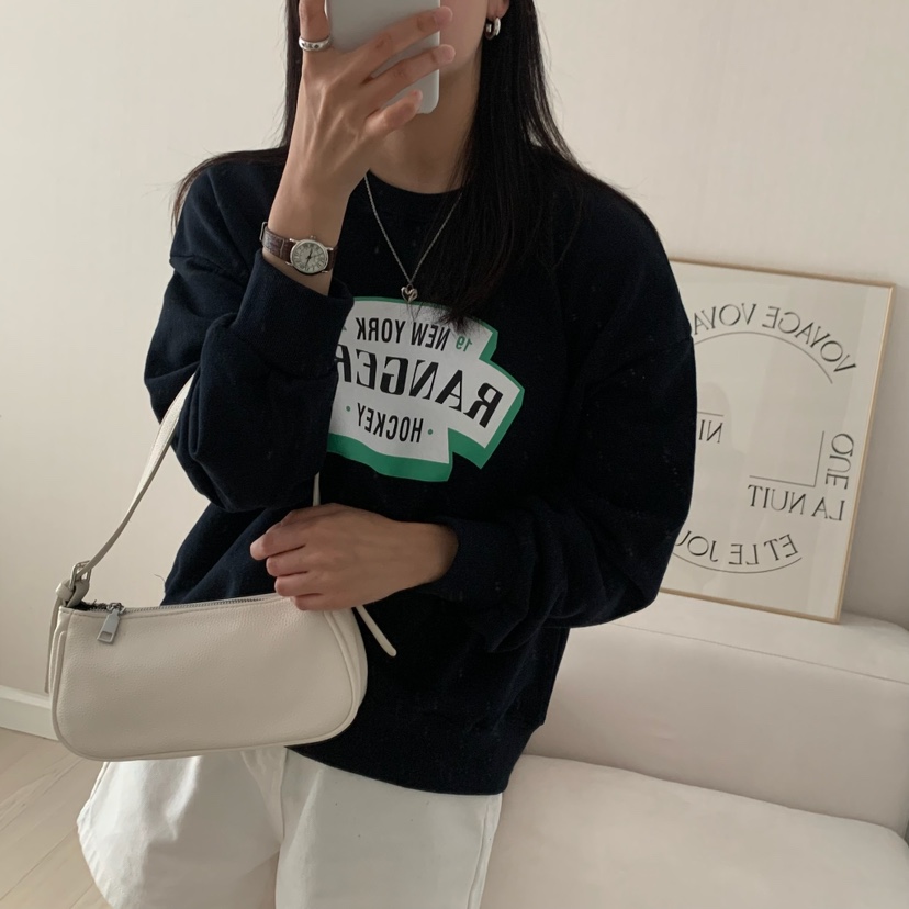 HELLO JINI東大門㊣代購女士新品25秋冬真品休閑職業推薦衛衣HELLO JINI衛衣圖色2