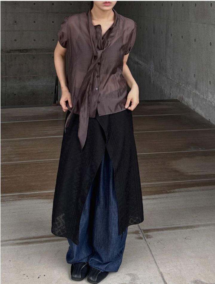 LIVE FOREVER東大門㊣代購女士新品人氣25秋冬半身裙中短裙LIVE FOR_EVER半身裙/中短裙