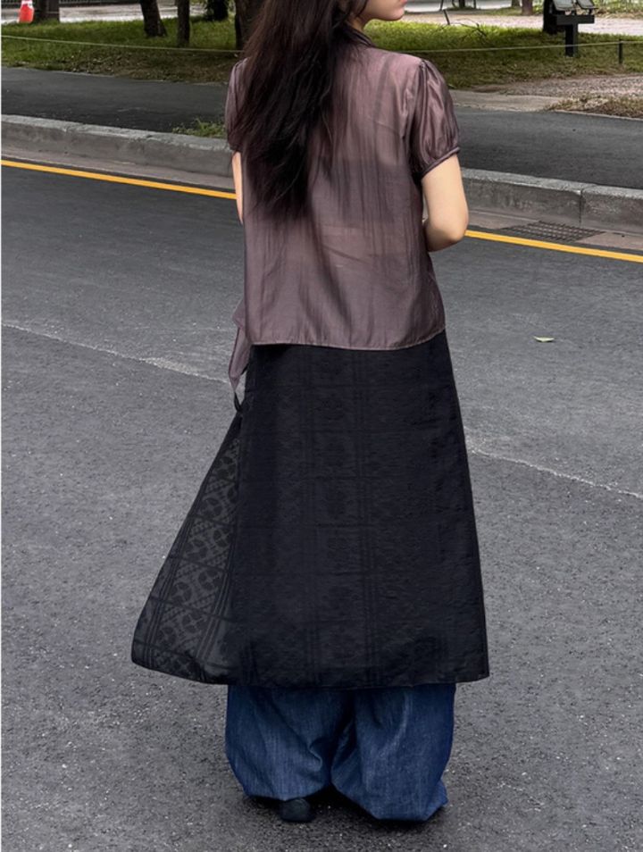 LIVE FOREVER東大門㊣代購女士新品人氣25秋冬半身裙中短裙LIVE FOR_EVER半身裙/中短裙