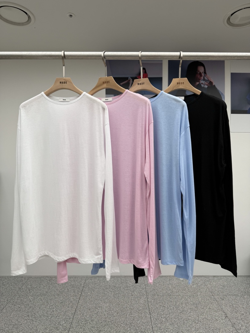 MADE-P東大門㊣實拍女裝新品人氣熱賣時尚真品推薦長袖T恤MADE-P長袖T恤