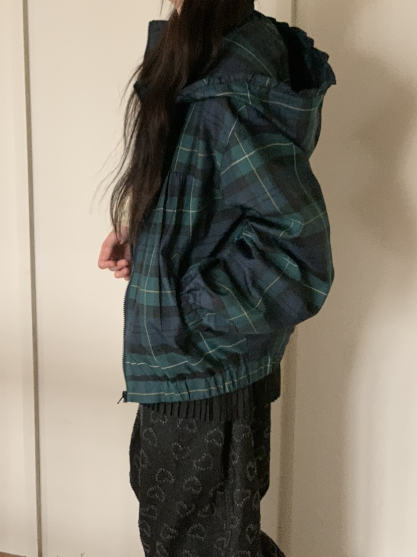 BEFORE SUNRISE東大門㊣代購女裝新品推薦人氣夾克荷葉邊兜帽BEFORE SUNRISE夾克