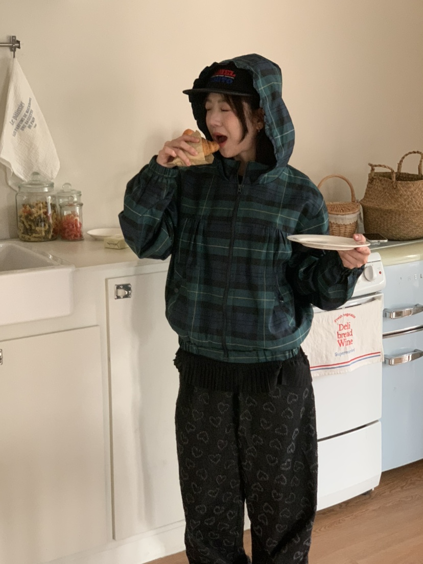 BEFORE SUNRISE東大門㊣代購女裝新品推薦人氣夾克荷葉邊兜帽BEFORE SUNRISE夾克
