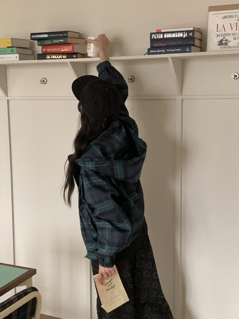 BEFORE SUNRISE東大門㊣代購女裝新品推薦人氣夾克荷葉邊兜帽BEFORE SUNRISE夾克