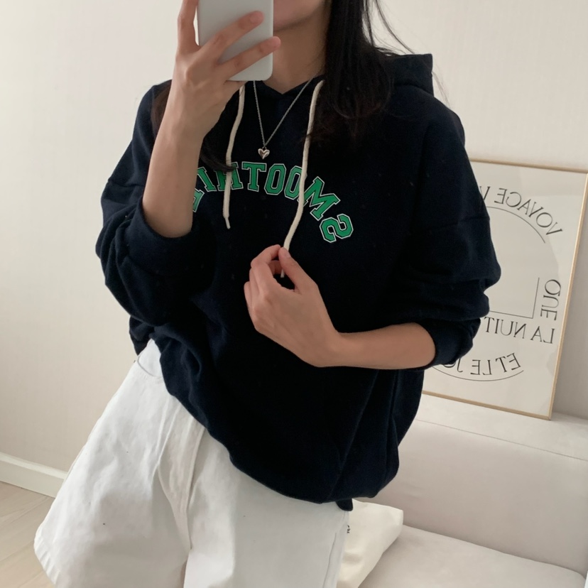 HELLO JINI東大門㊣代購女裝新品時尚推薦25秋冬職業人氣衛衣HELLO JINI衛衣