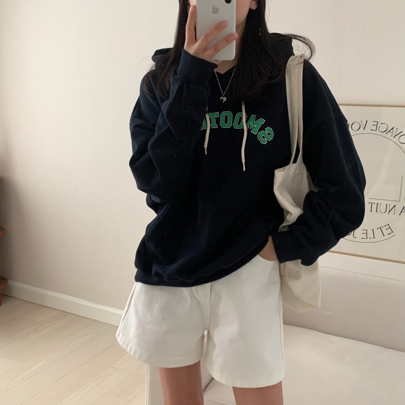 HELLO JINI東大門㊣代購女裝新品時尚推薦25秋冬職業人氣衛衣HELLO JINI衛衣