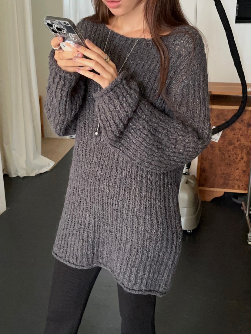 MADE-P東大門㊣代購女士新品25秋冬時尚真品休閑人氣針織衫MADE-P針織衫