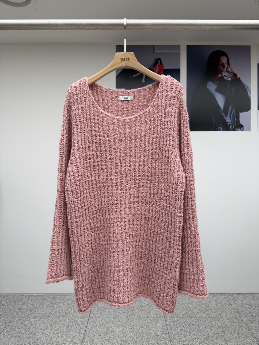 MADE-P東大門㊣代購女士新品25秋冬時尚真品休閑人氣針織衫MADE-P針織衫圖色1