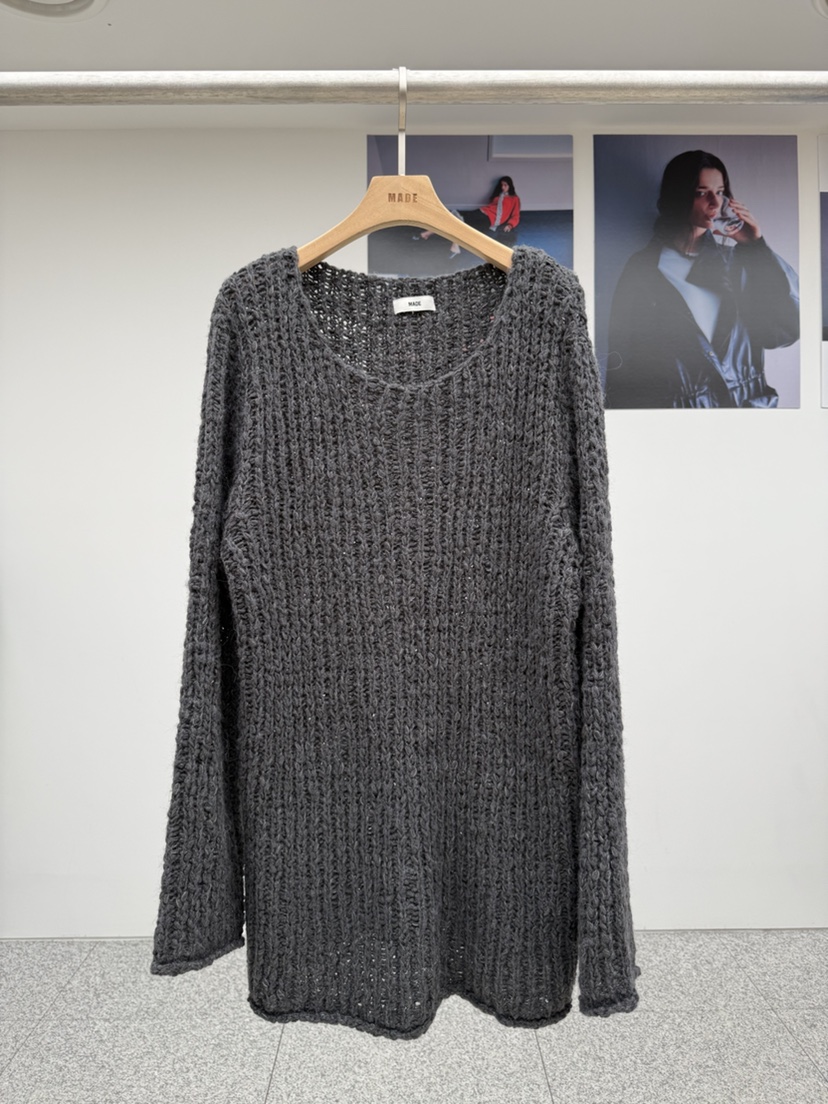 MADE-P東大門㊣代購女士新品25秋冬時尚真品休閑人氣針織衫MADE-P針織衫圖色2