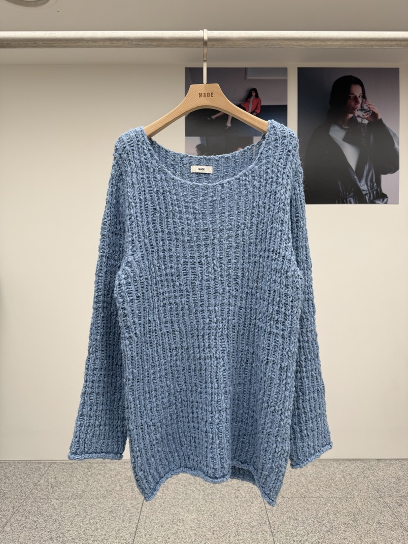 MADE-P東大門㊣代購女士新品25秋冬時尚真品休閑人氣針織衫MADE-P針織衫圖色3