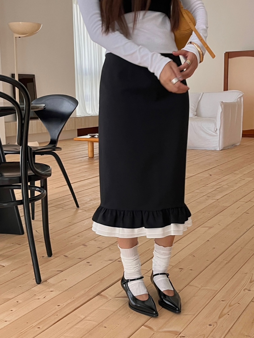 MADE-P東大門㊣直郵女士新品人氣推薦25秋冬時尚半身裙中短裙MADE-P半身裙/中短裙