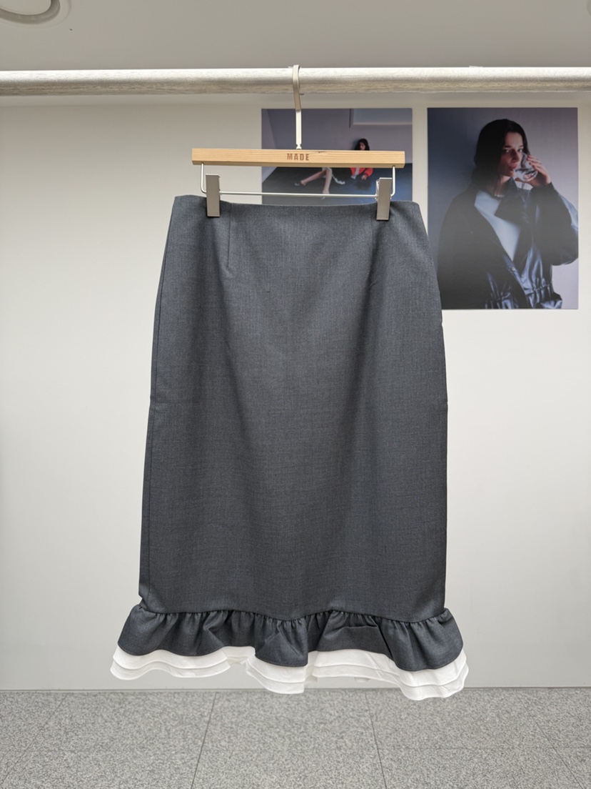 MADE-P東大門㊣直郵女士新品人氣推薦25秋冬時尚半身裙中短裙MADE-P半身裙/中短裙圖色2