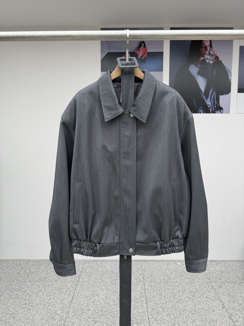 MADE-P韓國代購㊣女士新品休閑人氣推薦時尚真品夾克含腰帶MADE-P夾克圖色1