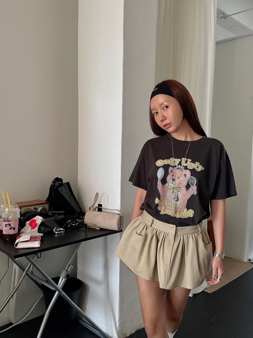 MADE-P東大門㊣代購女裝新款熱賣25秋冬時尚職業真品休閑T恤MADE-PT恤