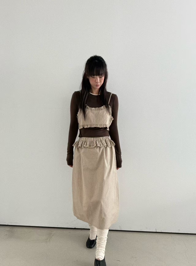 OLI SEOUL東大門㊣直郵女裝新款休閑推薦職業25秋冬吊帶背心OLI SEOUL吊帶/背心