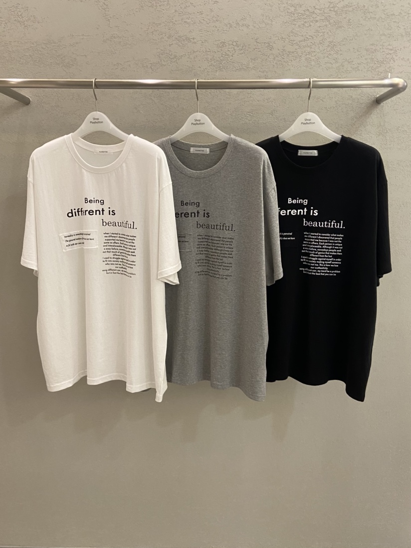 PLAYBUTTON-P東大門㊣直郵女士新品25秋冬職業休閑時尚T恤PLAYBUTTONT恤