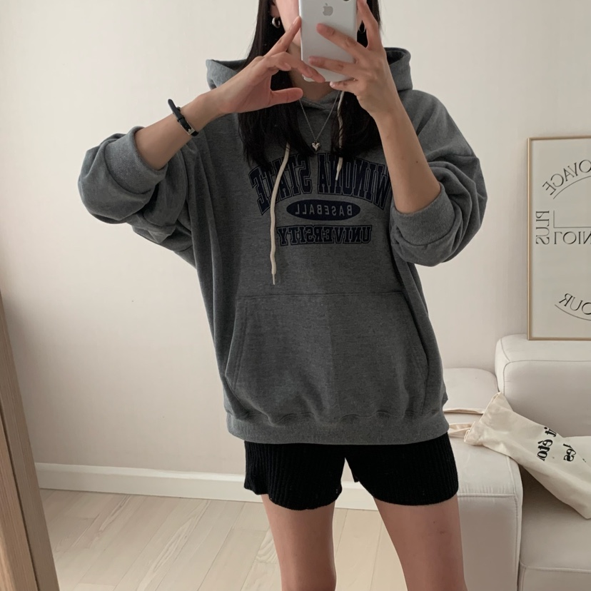 HELLO JINI東大門㊣實拍女裝新品時尚休閑人氣職業熱賣衛衣HELLO JINI衛衣