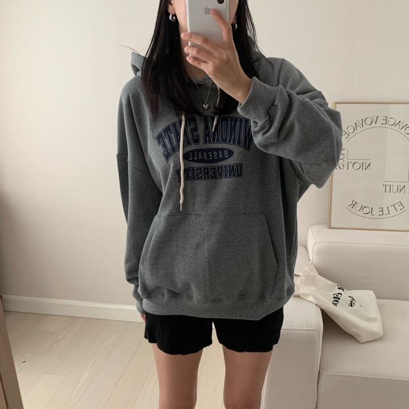 HELLO JINI東大門㊣實拍女裝新品時尚休閑人氣職業熱賣衛衣HELLO JINI衛衣