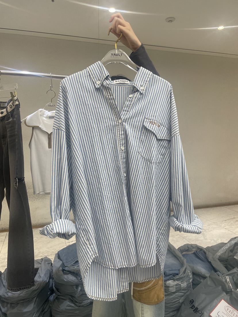 VAULT東大門㊣實拍女士新品人氣真品熱賣25秋冬時尚襯衫蕾絲衫VAULT襯衫/蕾絲衫圖色1