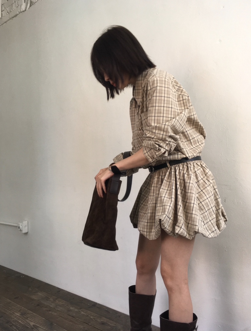 CEDARWOOD東大門㊣代購女士新款熱賣時尚25秋冬連衣裙不含腰帶CEDARWOOD連衣裙