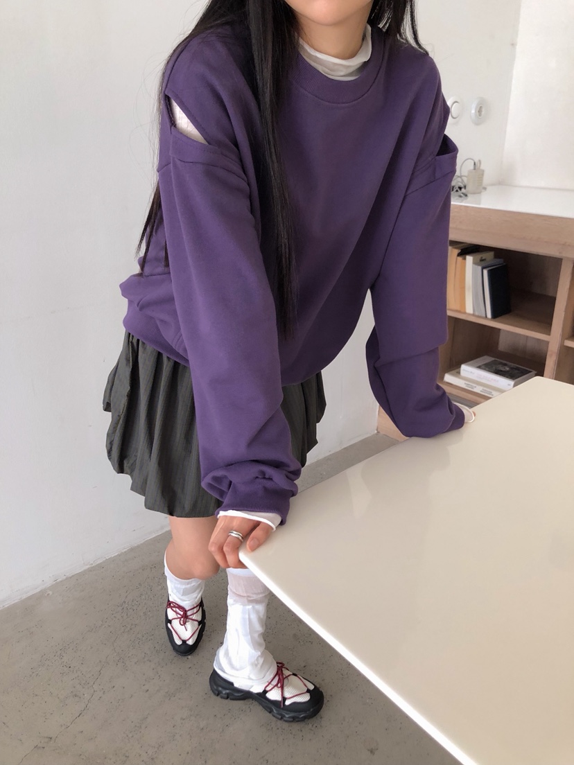 ZITTEN韓國代購㊣女裝新品25秋冬職業推薦熱賣時尚真品衛衣ZITTEN衛衣