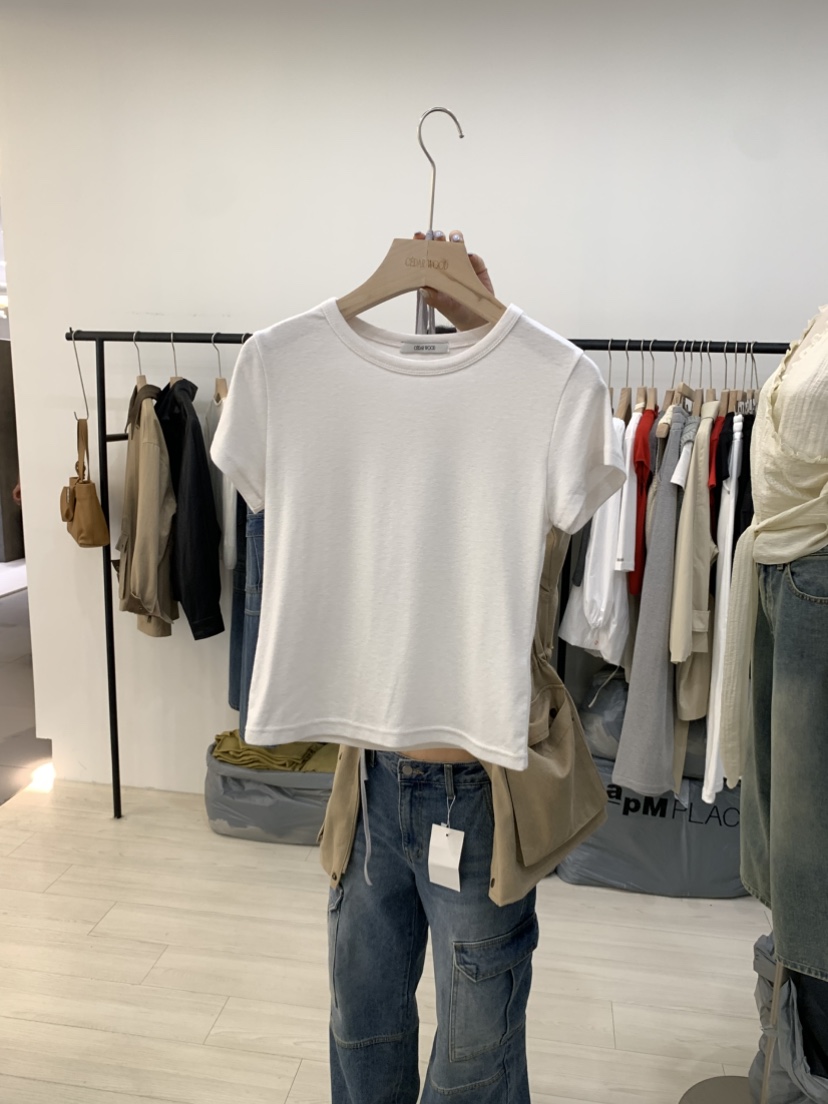 CEDARWOOD東大門㊣直郵女裝新品熱賣人氣職業T恤安哥拉羊毛CEDARWOODT恤圖色3