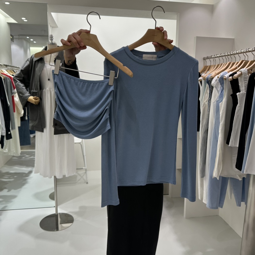 AHOY韓國代購㊣女士新品時尚推薦休閑熱賣25秋冬真品套裝套裝AHOY套裝圖色2