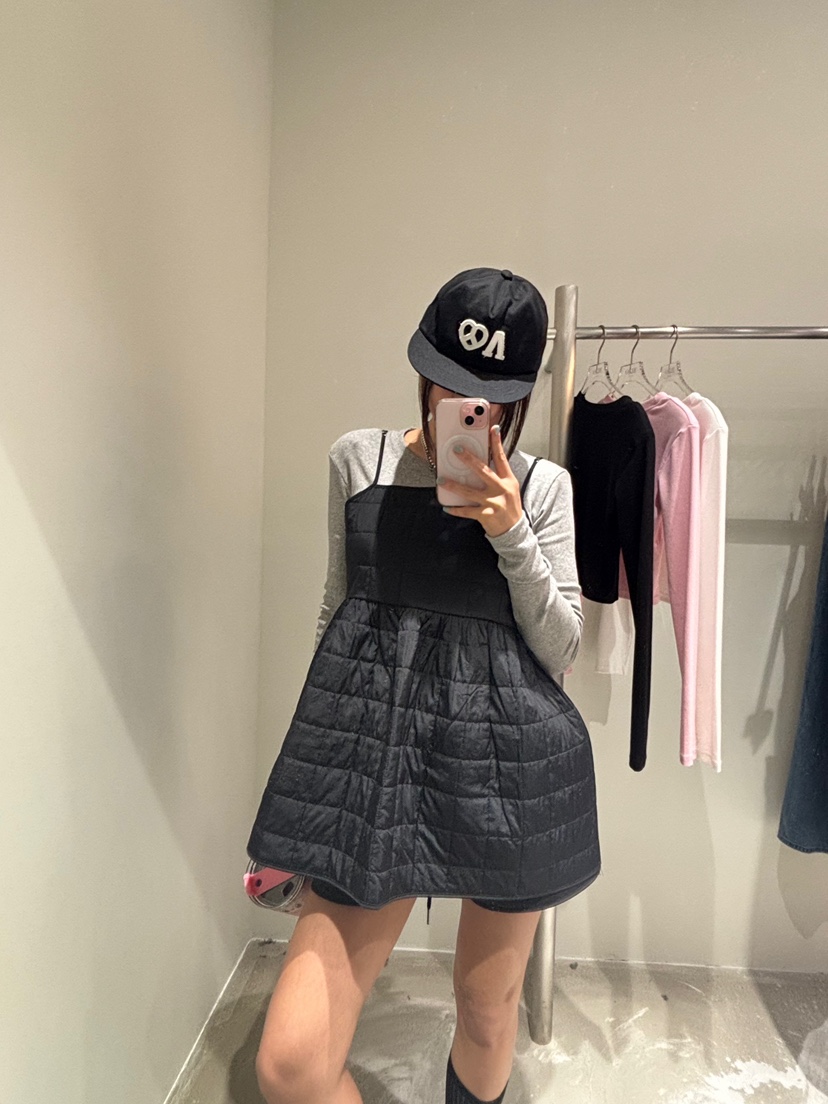 OKIE東大門㊣實拍女裝新品熱賣時尚推薦25秋冬休閑職業連衣裙OKIE連衣裙