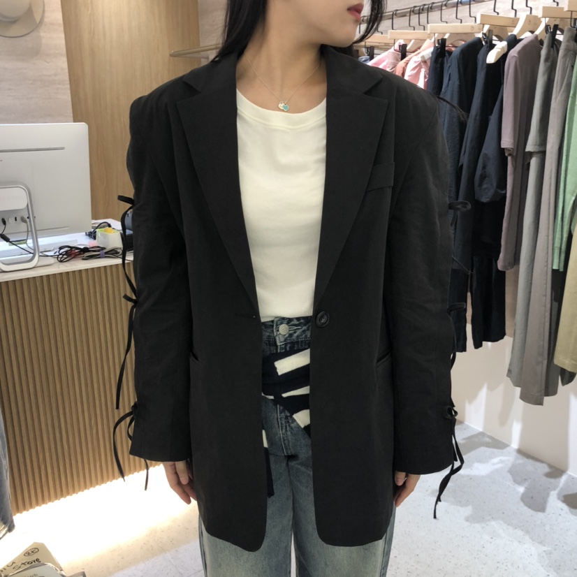 BISHOP東大門㊣代購女裝新款熱賣休閑25秋冬人氣職業真品夾克BISHOP夾克圖色3