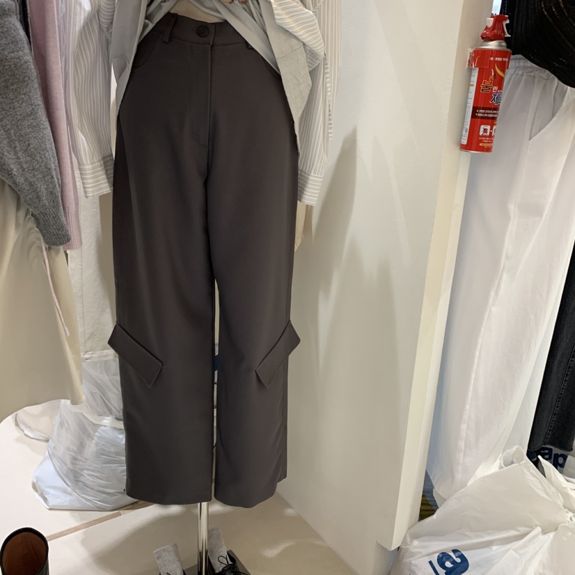 HOWFF東大門㊣實拍女士新品熱賣25秋冬休閑時尚人氣休閑褲口袋HOWFF休閑褲圖色2