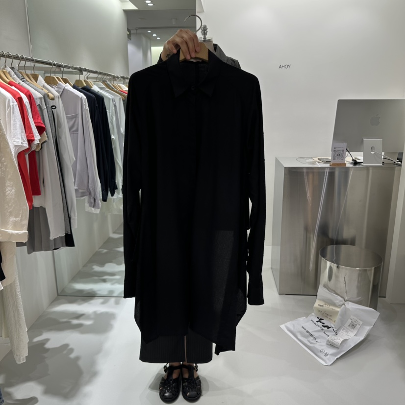 AHOY東大門㊣直郵女士新品推薦職業熱賣時尚真品襯衫蕾絲衫AHOY襯衫/蕾絲衫圖色2