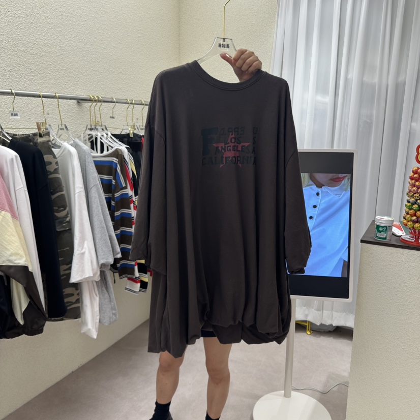 DRAWING東大門㊣直郵女士新款人氣25秋冬職業時尚休閑連衣裙DRAWING連衣裙圖色3