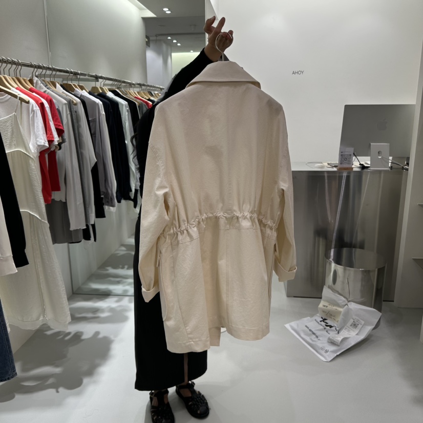 AHOY韓國直郵㊣女士新品熱賣時尚休閑推薦25秋冬職業人氣夾克AHOY夾克