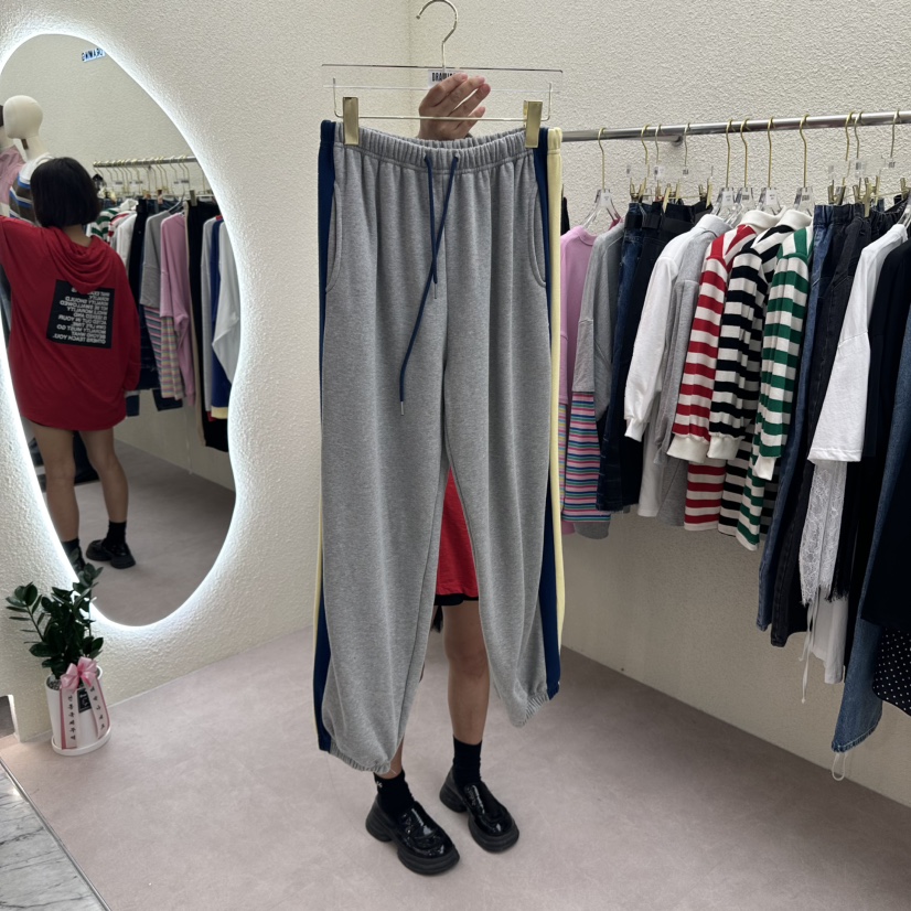 DRAWING東大門㊣直郵女士新品熱賣推薦人氣時尚25秋冬休閑褲DRAWING休閑褲圖色1
