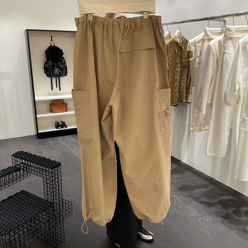 BINUS韓國代購㊣女裝新品休閑職業時尚人氣休閑褲工裝褲口袋BINUS休閑褲