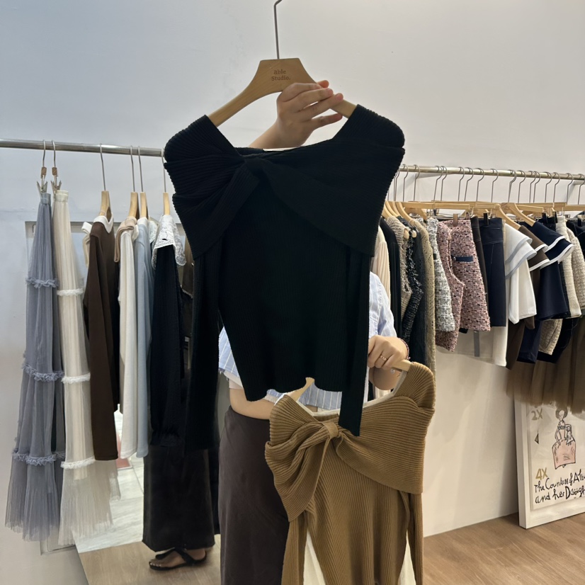 ABLESTUDIO東大門㊣代購女裝新品真品人氣熱賣職業推薦針織衫ABLESTUDIO針織衫圖色3