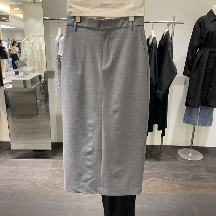BINUS東大門㊣直郵女裝新品真品休閑熱賣時尚25秋冬半身裙中短裙BINUS半身裙/中短裙圖色1
