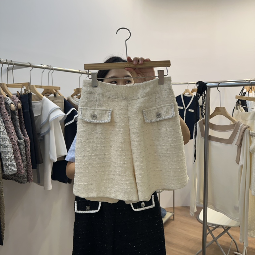 ABLESTUDIO東大門㊣直郵女士新款時尚真品職業25秋冬推薦短褲ABLESTUDIO短褲圖色1