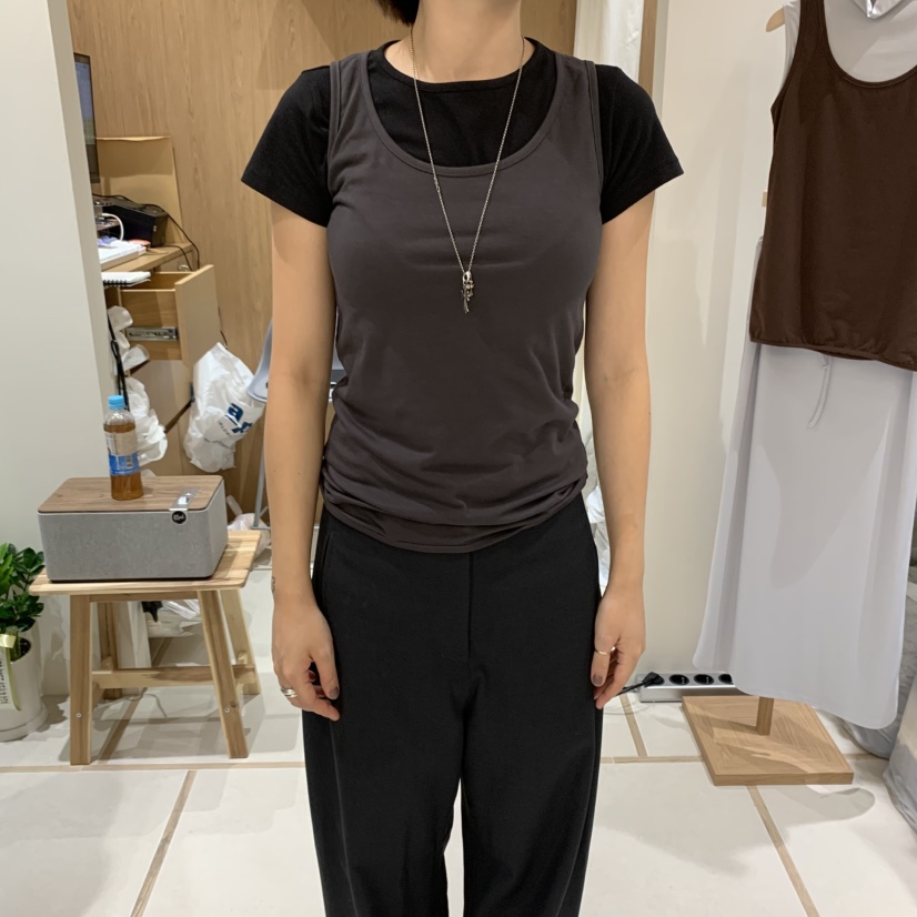 HOWFF東大門㊣實拍女士新款休閑人氣熱賣職業吊帶背心不含內搭HOWFF吊帶/背心圖色1